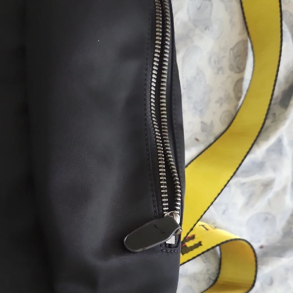 Off-White Black Bag with Yellow Strap - Picture 4 of 11